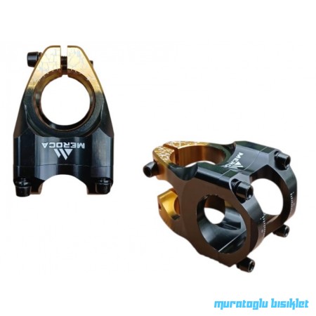MEROCA Gidon Boğazı  Alüminyum 31.8mm - Siyah Gold