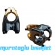 MEROCA Gidon Boğazı  Alüminyum 31.8mm - Siyah Gold