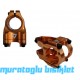 HASSNS Gidon Boğazı  Alüminyum 31.8mm - Turuncu