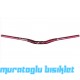 LUNJE Gidon Alüminyum 31.8mm 780mm - Kırmızı Siyah Beyaz