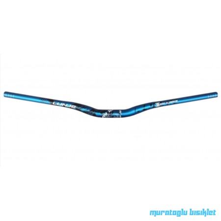 LUNJE Gidon Alüminyum 31.8mm 780mm - Mavi Siyah Beyaz