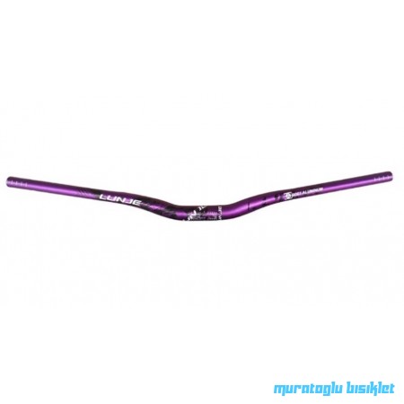 LUNJE Gidon Alüminyum 31.8mm 780mm - Mor Siyah Beyaz