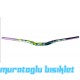 LUNJE Gidon Alüminyum 31.8mm 780mm - Rainbow-Neon Sarı