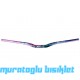 LUNJE Gidon Alüminyum 31.8mm 780mm - Rainbow-Pembe