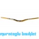 LUNJE Gidon Alüminyum 31.8mm 780mm - Sarı Siyah Beyaz