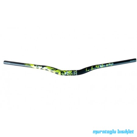 LUNJE Gidon Alüminyum 31.8mm 780mm - Siyah Neon Sarı Beyaz
