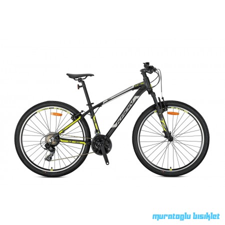 26J KRON XC75 21V VB ÇOCUK BİSİKLETİ - MAT SİYAH BEJ NEON SARI - 36 KADRO