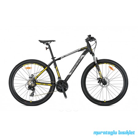 26J KRON XC75 21V VB ÇOCUK BİSİKLETİ - MAT SİYAH BEJ SARI - 36 KADRO