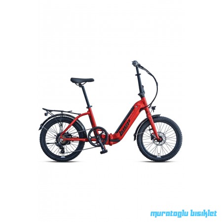 20J LOOP URBAN 7V HD ELEKTRİKLİ KATLANIR BİSİKLET - KIRMIZI SİYAH