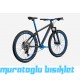 26J KRON REBEL 8V HD DAĞ BİSİKLETİ - MAT SİYAH MAVİ - 38 kadro