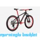 27.5J KRON REBEL 8V HD DAĞ BİSİKLETİ - MAT SİYAH KIRMIZI - 42 KADRO