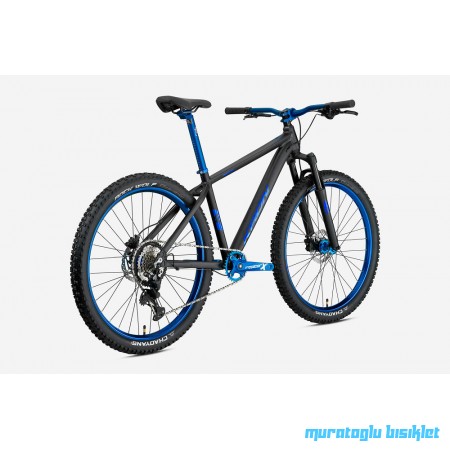 27.5J KRON REBEL 8V HD DAĞ BİSİKLETİ - MAT SİYAH MAVİ - 42 kadro