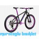 27.5J KRON REBEL 8V HD DAĞ BİSİKLETİ - MAT SİYAH MOR - 42 KADRO