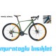 28J CARRARO GRAVEL G2 GRAVEL BİSİKLETİ - MAT NAVY GRİ TURUNCU - 55 KADRO