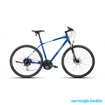 28J CARRARO SPORTIVE 225 ŞEHİR BİSİKLETİ - METALİK LACİVERT GÜMÜŞ - 51 KADRO
