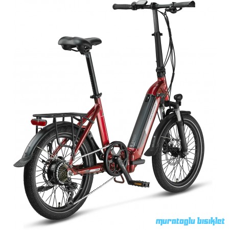 20J MOSSO KRONOS ELEKTRİKLİ BİSİKLET - BORDO