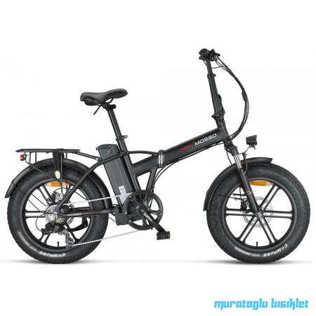 20J MOSSO MAGNERA ELEKTRİKLİ BİSİKLET - MAT SİYAH KIRMIZI