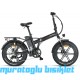 20J MOSSO MAGNERA ELEKTRİKLİ BİSİKLET - MAT SİYAH KIRMIZI