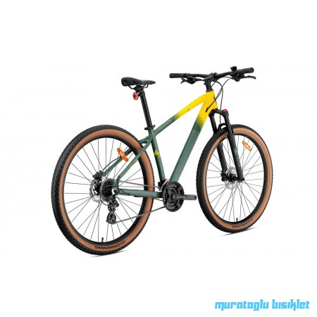 27.5J KRON XC 150 24V HD DAĞ BİSİKLETİ - MAT YEŞİL SARI FÜME - 43 KDARO