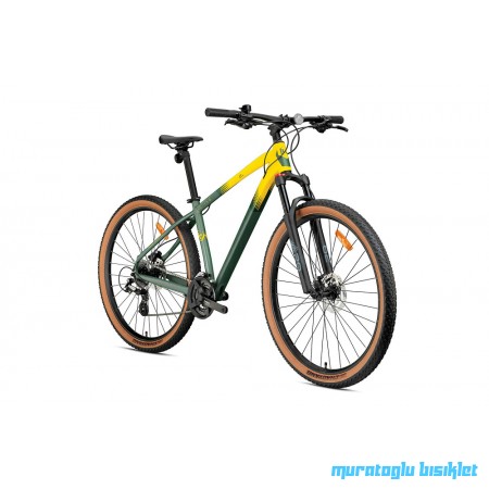 27.5J KRON XC 150 24V HD DAĞ BİSİKLETİ - MAT YEŞİL SARI FÜME - 43 KDARO