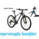27.5J KRON XC75 21V VB DAĞ BİSİKLETİ - MAT LACİVERT NEON TURUNCU - 38 KADRO