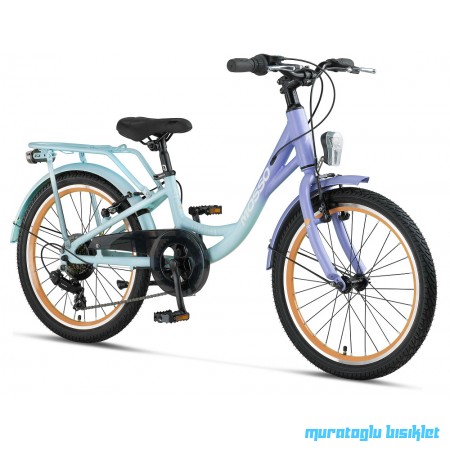 20J MOSSO INFINITY 6V ÇOCUK BİSİKLETİ - MAT(UNICORN) LİLA MAVİ
