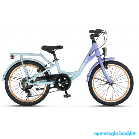 20J MOSSO INFINITY 6V ÇOCUK BİSİKLETİ - MAT(UNICORN) LİLA MAVİ