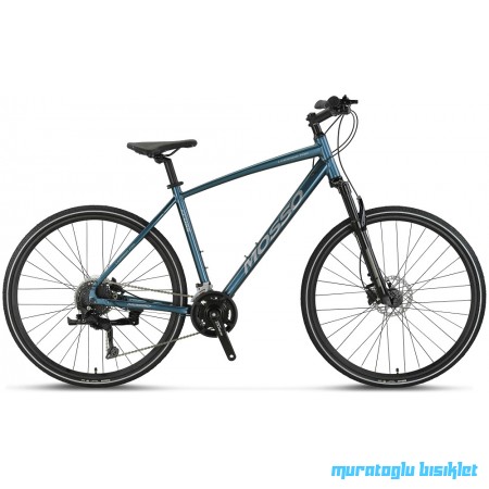 28J MOSSO LEGARDA PRO X18 MSM ŞEHİR BİSİKLETİ - MAVİ GÜMÜŞ - 46 KADRO