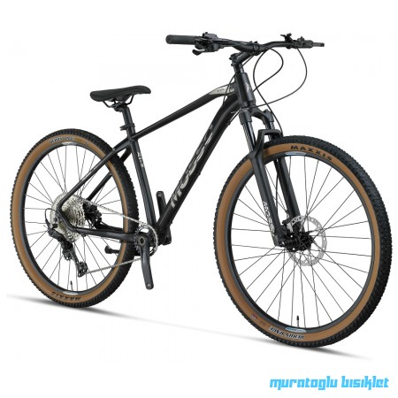 27.5J MOSSO BLACK EDITION 12SPD  DAĞ BİSİKLETİ - SİYAH CHROME- 41 KADRO