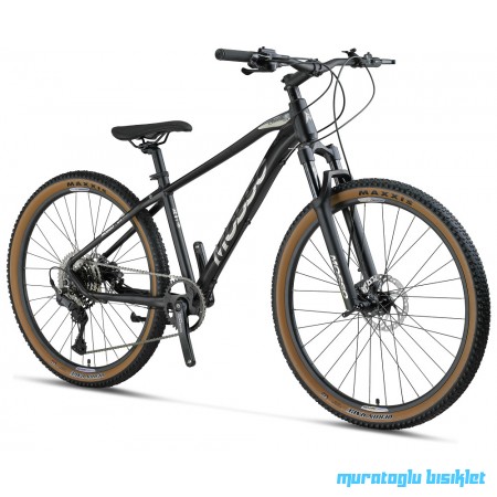 27.5J MOSSO BLACK EDITION 10SPD  DAĞ BİSİKLETİ - SİYAH CHROME- 41 KADRO