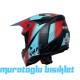 SWAY - FS-635 NOVA CROSS KASK - SİYAH KIRMIZI MAVİ - L BEDEN