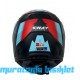SWAY - FS-635 NOVA CROSS KASK - SİYAH KIRMIZI MAVİ - L BEDEN