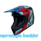SWAY - FS-635 NOVA CROSS KASK - SİYAH KIRMIZI MAVİ - L BEDEN
