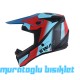 SWAY - FS-635 NOVA CROSS KASK - SİYAH KIRMIZI MAVİ - L BEDEN