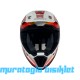 SWAY - FS-635 NOVA CROSS KASK - SİYAH BEYAZ KIRMIZI - L BEDEN