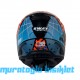 SWAY - FS-635 SUPER CROSS KASK - SİYAH MAVİ TURUNCU - L BEDEN