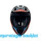 SWAY - FS-635 SUPER CROSS KASK - SİYAH MAVİ TURUNCU - L BEDEN