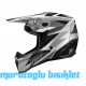 SWAY - FS-635 SHOT CROSS KASK - SİYAH GRİ BEYAZ - L BEDEN