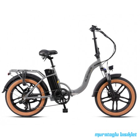 20J ELEKTRONE LUNA 7V HD ELEKTRİKLİ KATLANIR BİSİKLET - NARDO GRİ SİYAH SARI