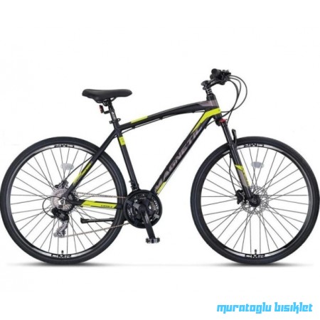 28J ÜMİT MAGNETIC HD ŞEHİR BİSİKLETİ - SİYAH LİME -  46 KADRO