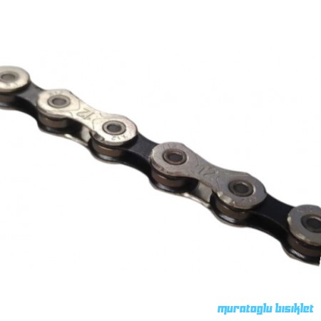 KMC X12 NPBK 116 LINK 12-VITES SIYAH/GÜMÜS  KUTUSUZ