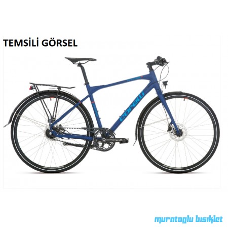 28J CORELLİ ÖZEL SERİ PRESTIJ ŞEHİR BİSİKLET - GRİ MAVİ - 53 KADRO