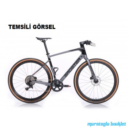 28J BROSTER ENDURO HYBRIT CR-1000 ŞEHİR BİSİKLETİ - SİYAH - 51 KADRO