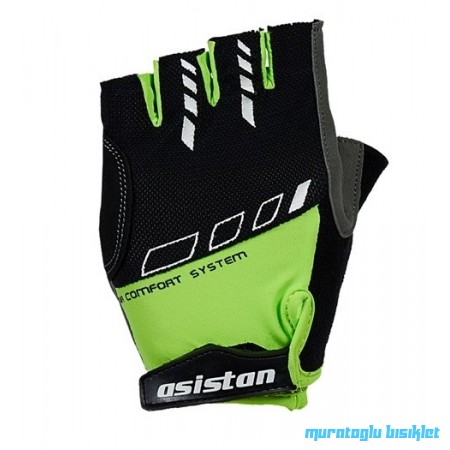 Asistan Cape Gl 400 Kısa Parmak Eldiven - Yeşil - Large Beden Asistan Cape Gl 400 Kısa Parmak Eldiven - Yeşil - Large Beden