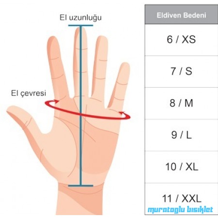 RAPTOR - XC Sport Eldiven - Turuncu - Small Beden RAPTOR - XC Sport Eldiven - Turuncu - Small Beden
