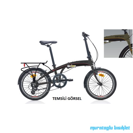 20J CARRARO FLEXI 108 KATLANIR BİSİKLET - HAKİ TURUNCU 20J CARRARO FLEXI 108 KATLANIR BİSİKLET - HAKİ TURUNCU