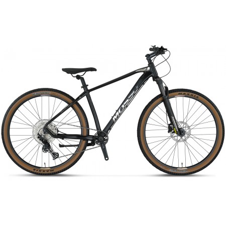 27.5J MOSSO BLACK EDITION 12SPD  DAĞ BİSİKLETİ - SİYAH CHROME- 41 KADRO