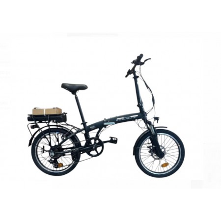 20J RUUT ZENİX KATLANIR ELEKTRİKLİ BİSİKLET - SİYAH GRİ