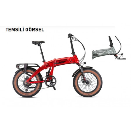 20J LOOP ARMOUR 7V HD ELEKTRİKLİ KATLANIR BİSİKLET - MAT GRİ