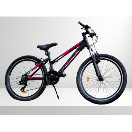 24J RUUT MEDUSA 21V VB BAYAN DAĞ BİSİKLETİ - SİYAH PEMBE - 30 KADRO